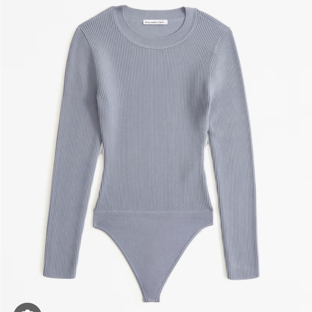 Abercrombie Long-Sleeve Ottoman Crew Bodysuit